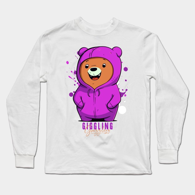 The Giggling Grizzlies Collection - No. 3/12 Long Sleeve T-Shirt by emmjott